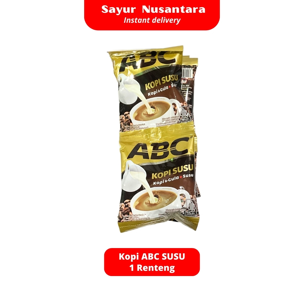 

Kopi ABC Susu 1 renteng - Sayur Nusantara