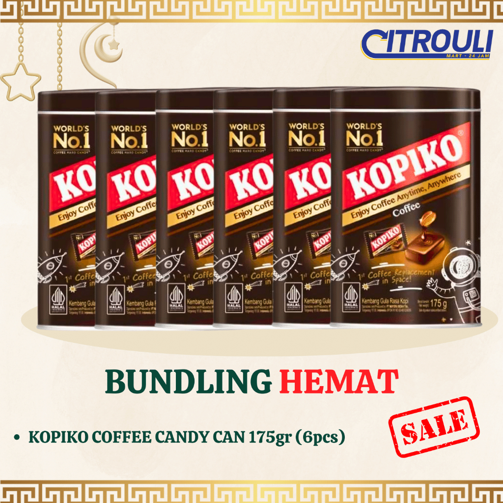 

(6pcs) KOPIKO COFFEE CANDY CAN 175gr