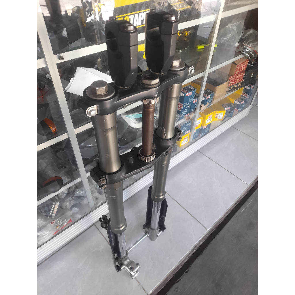 Shock USD D-Tracker Original Copotan Motor Shockbreaker Depan UpSide Down DTracker Old Ori