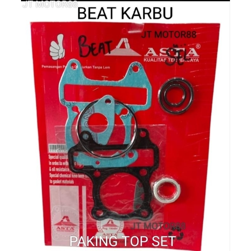PAKING GASKET TOP SET BEAT KARBU