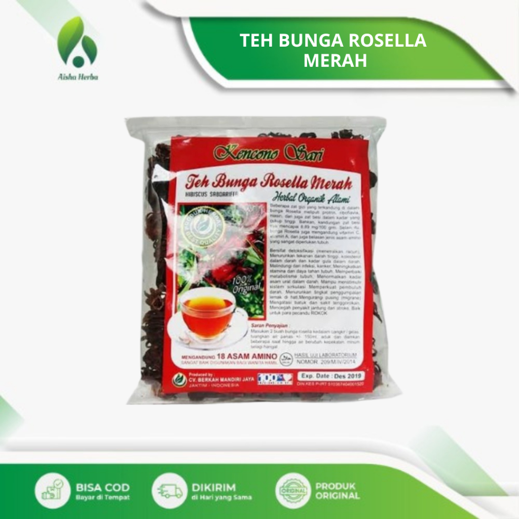 

Teh Curah Bunga Rosella Merah - 100 Gr