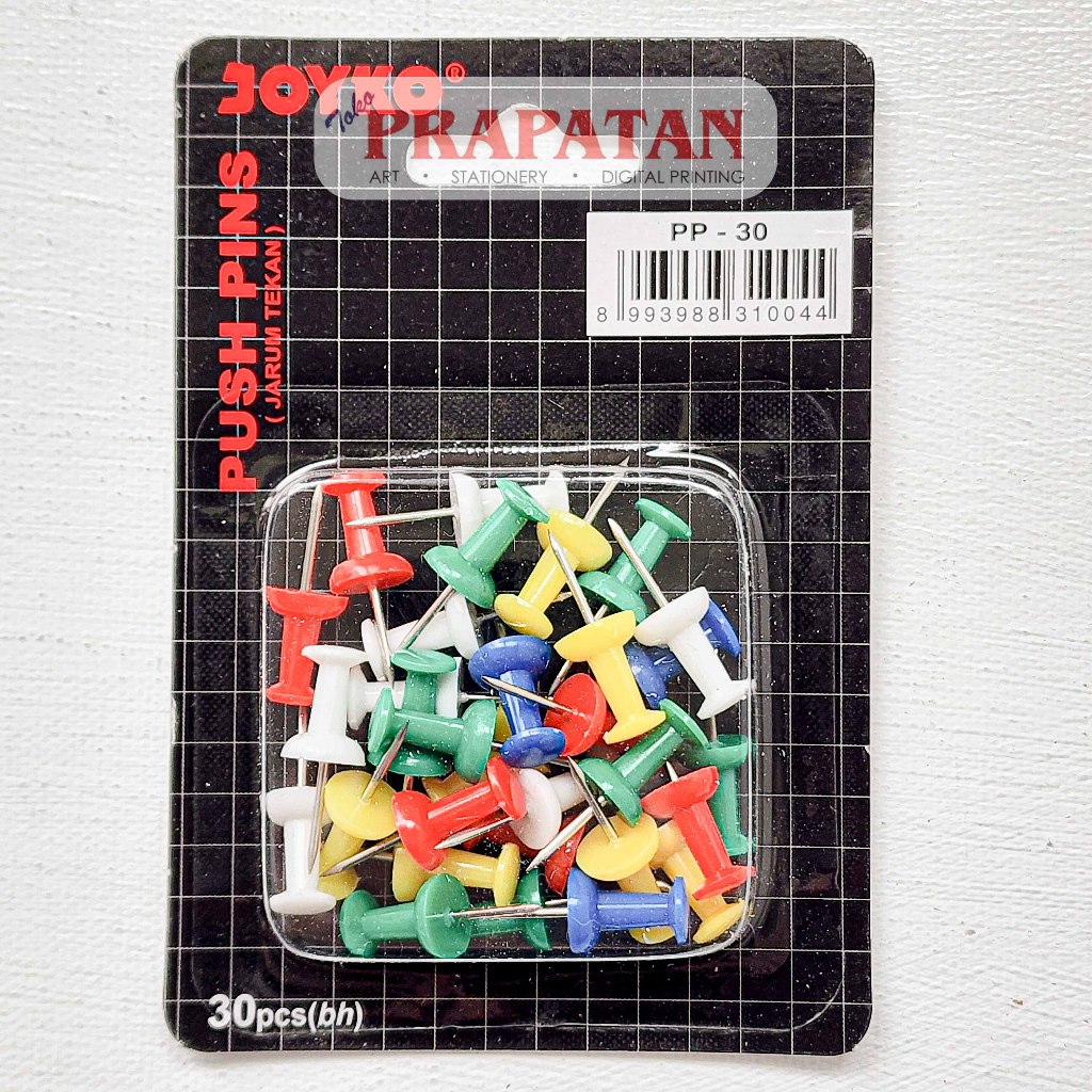 

Joyko PP-30 Push Pin | Jarum Tekan | Paku Pin