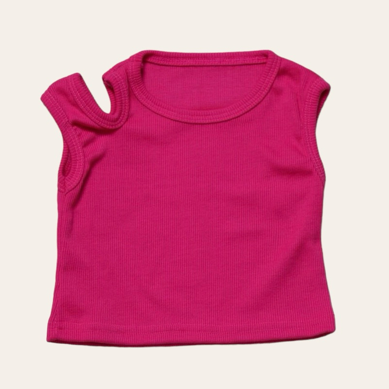 Cania Rop Rib / Top Crop Rib / Tanktop Anak / Atasan Seksi Anak Perempuan