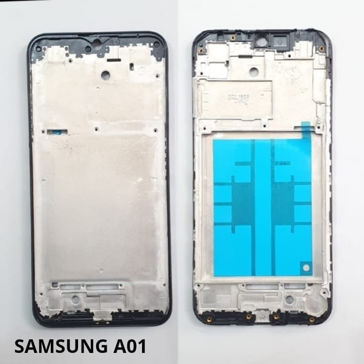 FRAME LCD TULANG DUDUKAN LCD SAMSUNG A01 A015 // A01 CORE BLACK