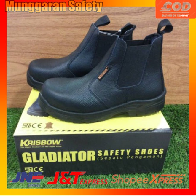 Sepatu Safety Krisbow Gladiator 6Inch - Safety Shoes Krisbow Gladiator 6'' Berkualitas
