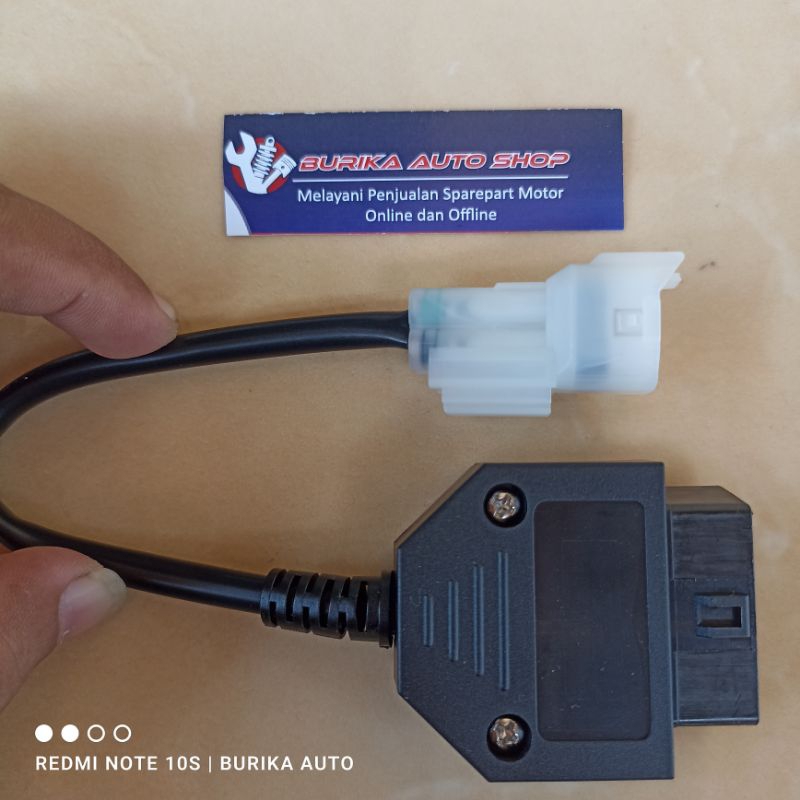 Adaptor converter Obd 2 scanner Motor Injeksi kawasaki Ninja versys 650
