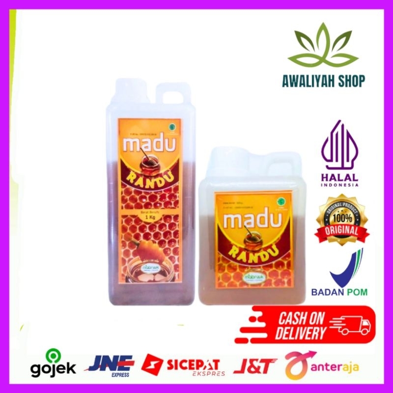 

Madu Randu Mabruuk 1 Kg/ 1000 Gr | Madu Bunga Randu Mabruuk Mabruk | AWALIYAH SHOP