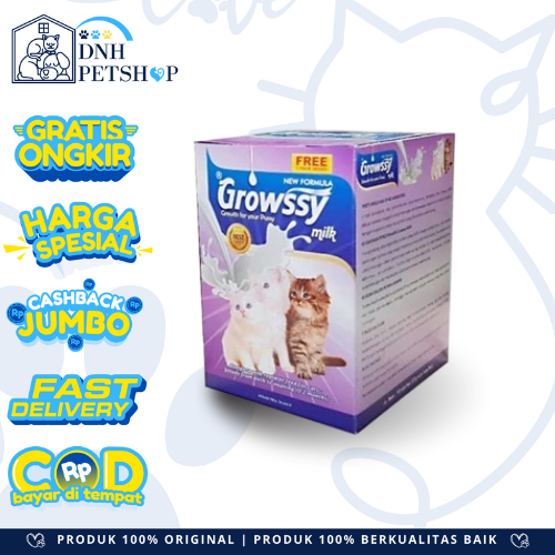 

Susu Kucing Growssy 20Gr / Sachet Growsy Milk Cat ECER 1pcs growssy