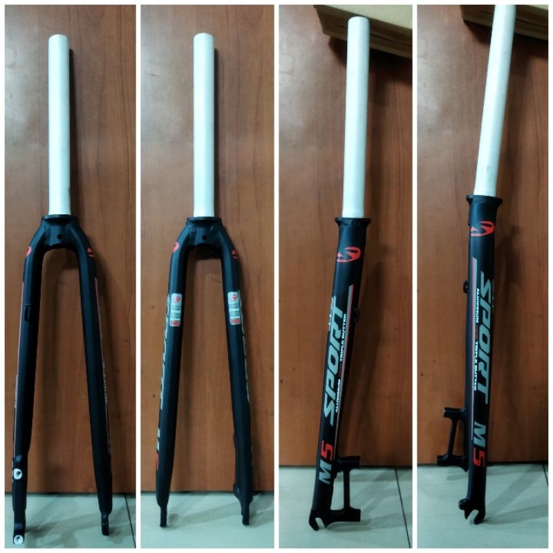 Fork Rigid 700C disk brake SPORT M5 ALUMUNIUM 7050 TRIPLE BUTTED