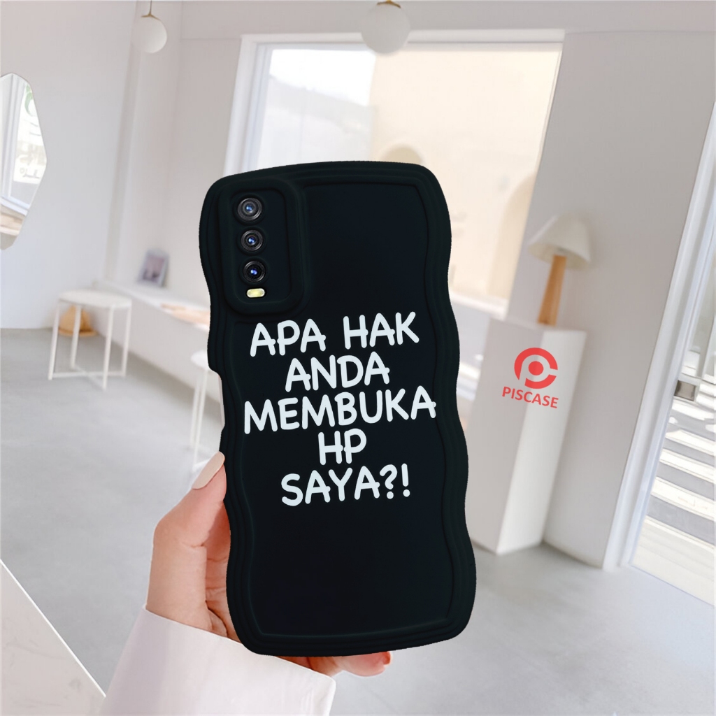 Softcase VIVO Y20 / Y12S / Y20S GELOMBANG Terbaru - Fashion Softcase - Casing VIVO Y20 / Y12S / Y20S