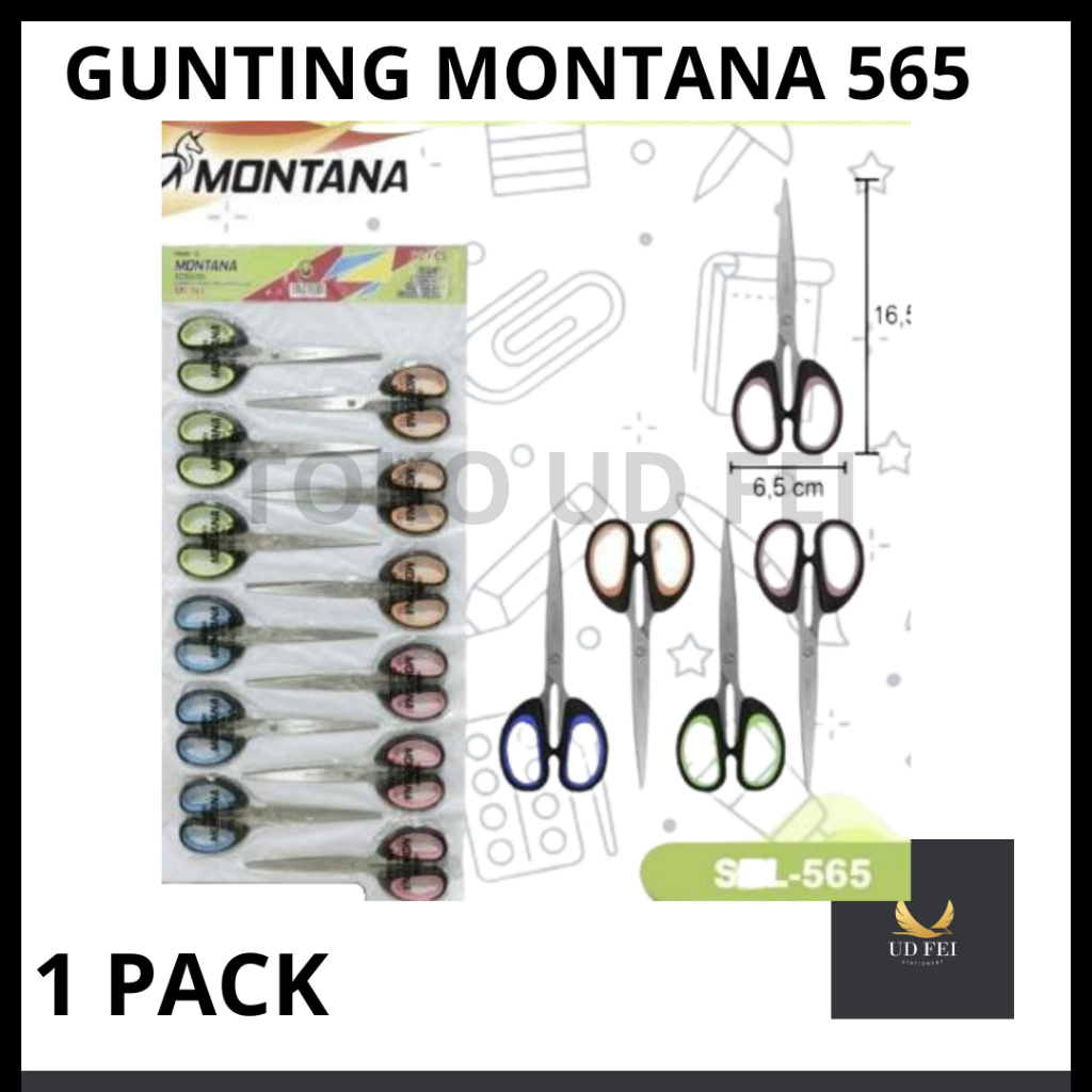 

(1 RENTENG/1 PACK) Gunting 565/ Gunting Montana / Gunting Renteng/ Gunting Montana 565/ Gunting renteng tanggung