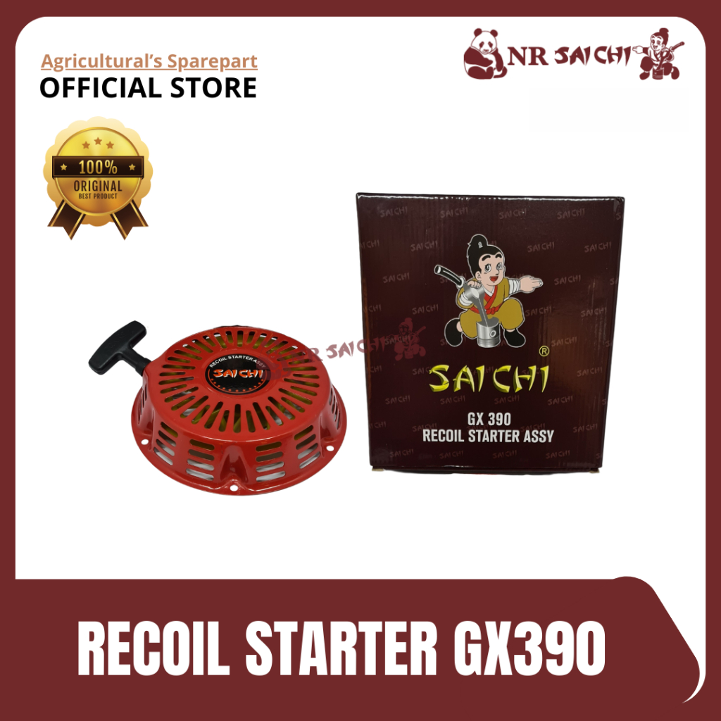 Recoil Starter Engkol Tarikan Mesin Penggerak Recoil Starter GX390 | NRSaichi