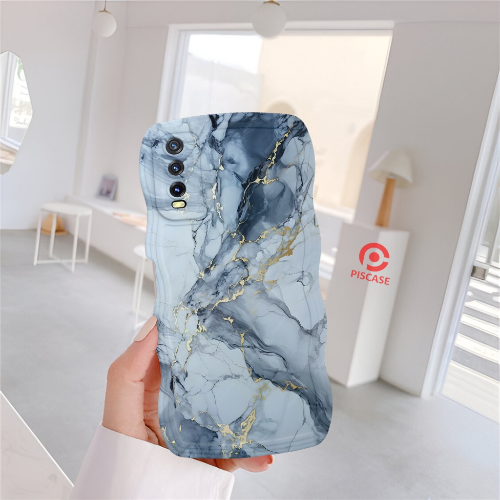 Softcase VIVO Y20 / Y12S / Y20S GELOMBANG Terbaru - Fashion Softcase - Casing VIVO Y20 / Y12S / Y20S