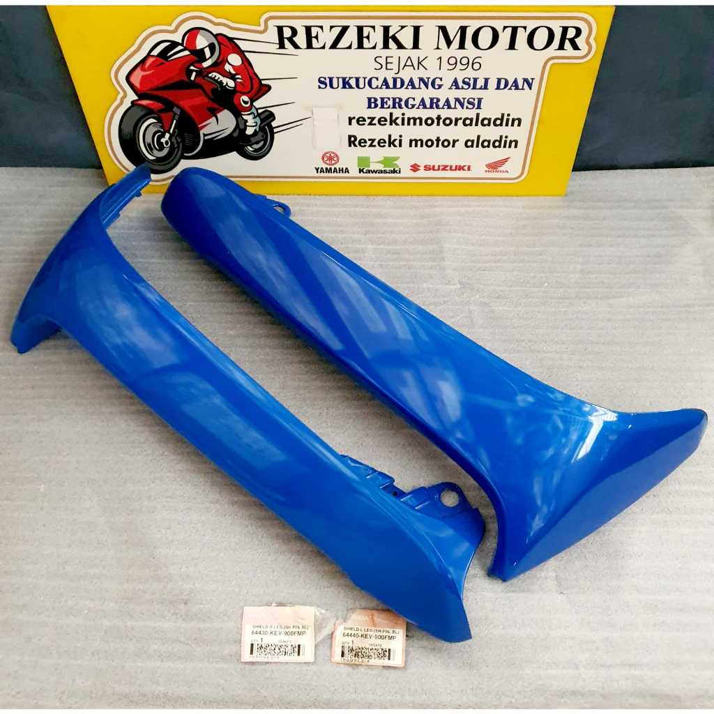 SAYAP LUAR BIRU SUPRA X 100 64430/ 64440 KEV ASLI ORI HONDA