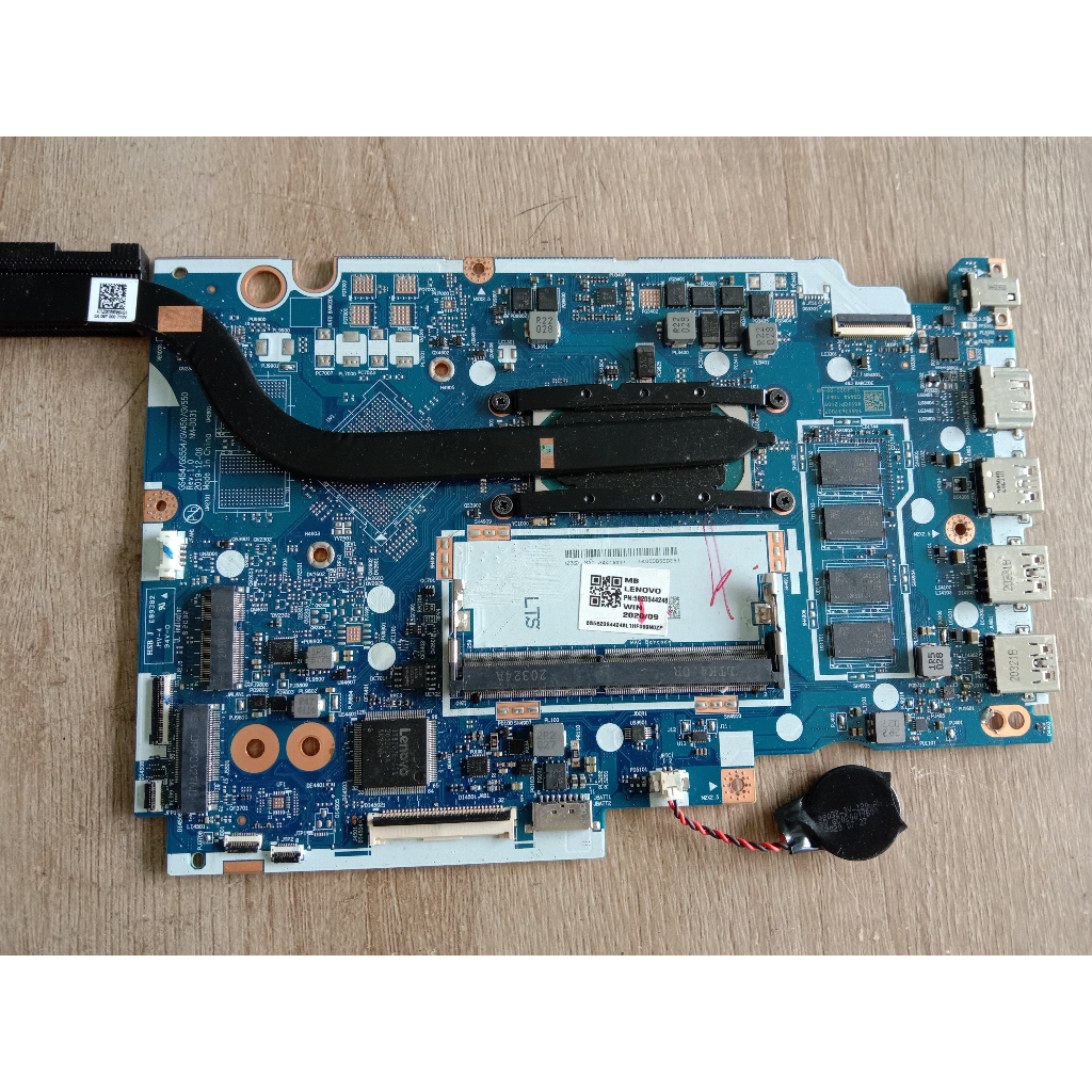 Mobtherboard Laptop Lenovo Ideapad Slim 3 Intel Core i3 gen 10th bekas