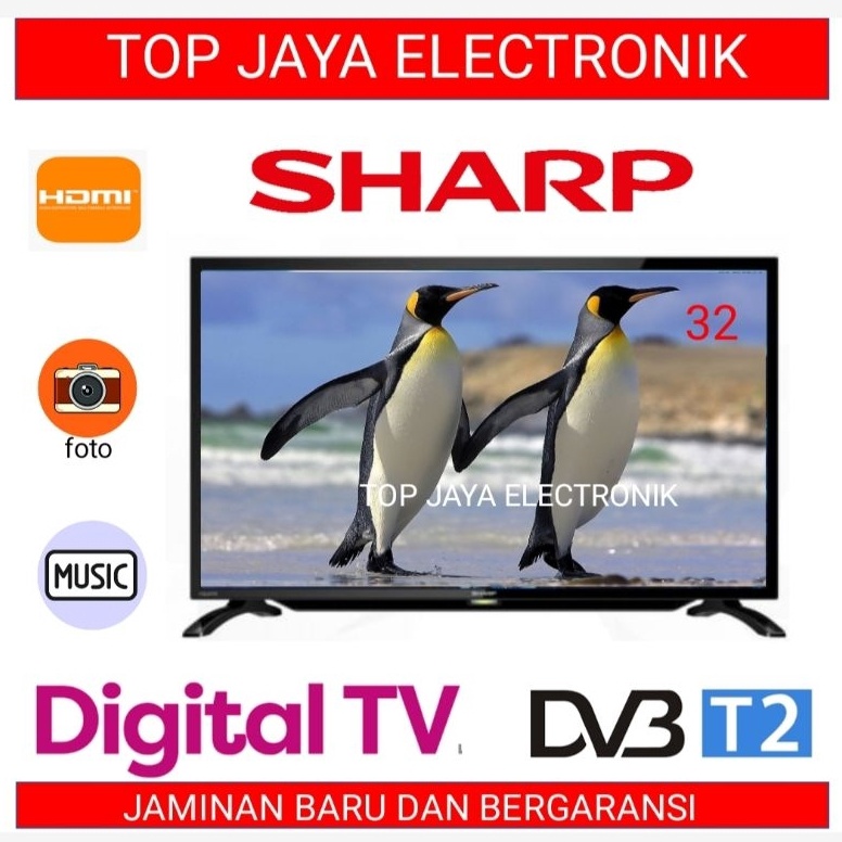 ART W16L LED TV SHARP 32 INCH DIGITAL TV SHARP LED TV 32INCH DIGITAL TV JAMINAN BARU DAN BERGARANSI RESMI