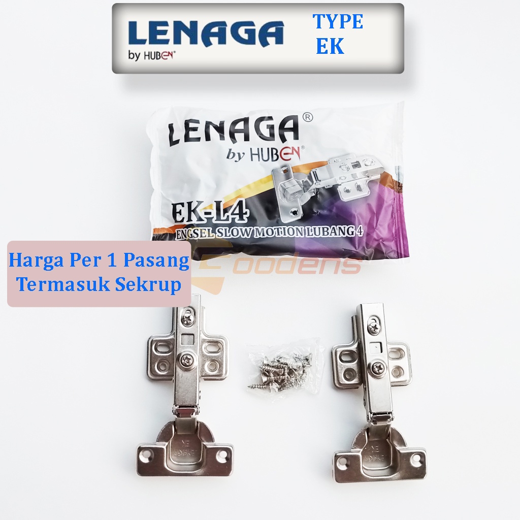 Lenaga EK-L4 Engsel Sendok Slow Motion Engsel Pintu Soft Close