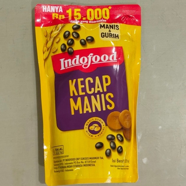 

Indofood Kecap Manis 520 Ml Pouch Refill