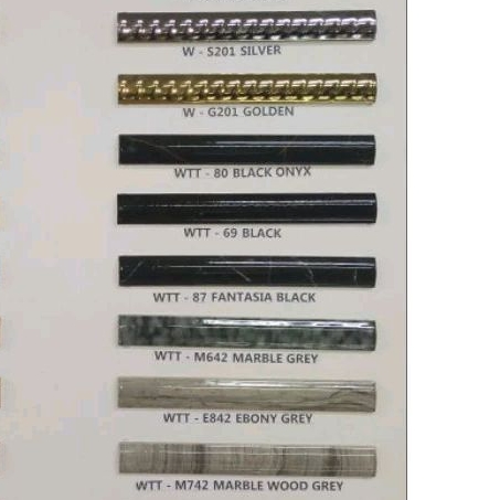 LIS KRAMIK GRANIT KUKU MACAN 10CM ,20CM SILVER GOLD PER DUS GRADE AAA HARGA GROSIR