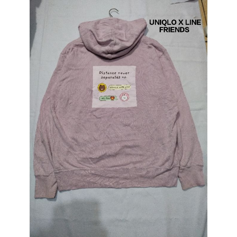 Hoodie UNIQLO collab Line friends