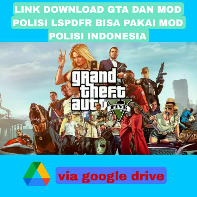 GTA 5 bonus Mod polisi LSPDFR bisa polisi Indonesia dan mod menyoo