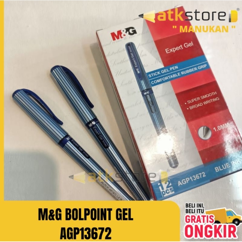 

M&G BALLPOINT GEL | PULPEN GEL BIRU