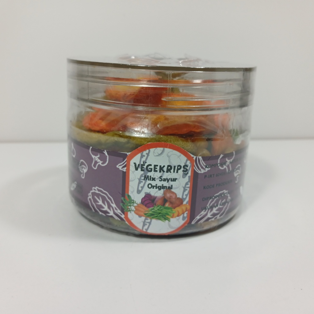 

Keripik Sayur ori 350 mL Vegekrips