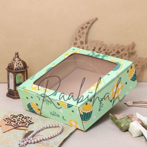 

(Isi 10pcs) Box Hampers Lebaran Dus Toples Kuker Idul Fitri Kotak Packaging Bingkisan Idul Fitri 25.5 x 18 x 5,5cm