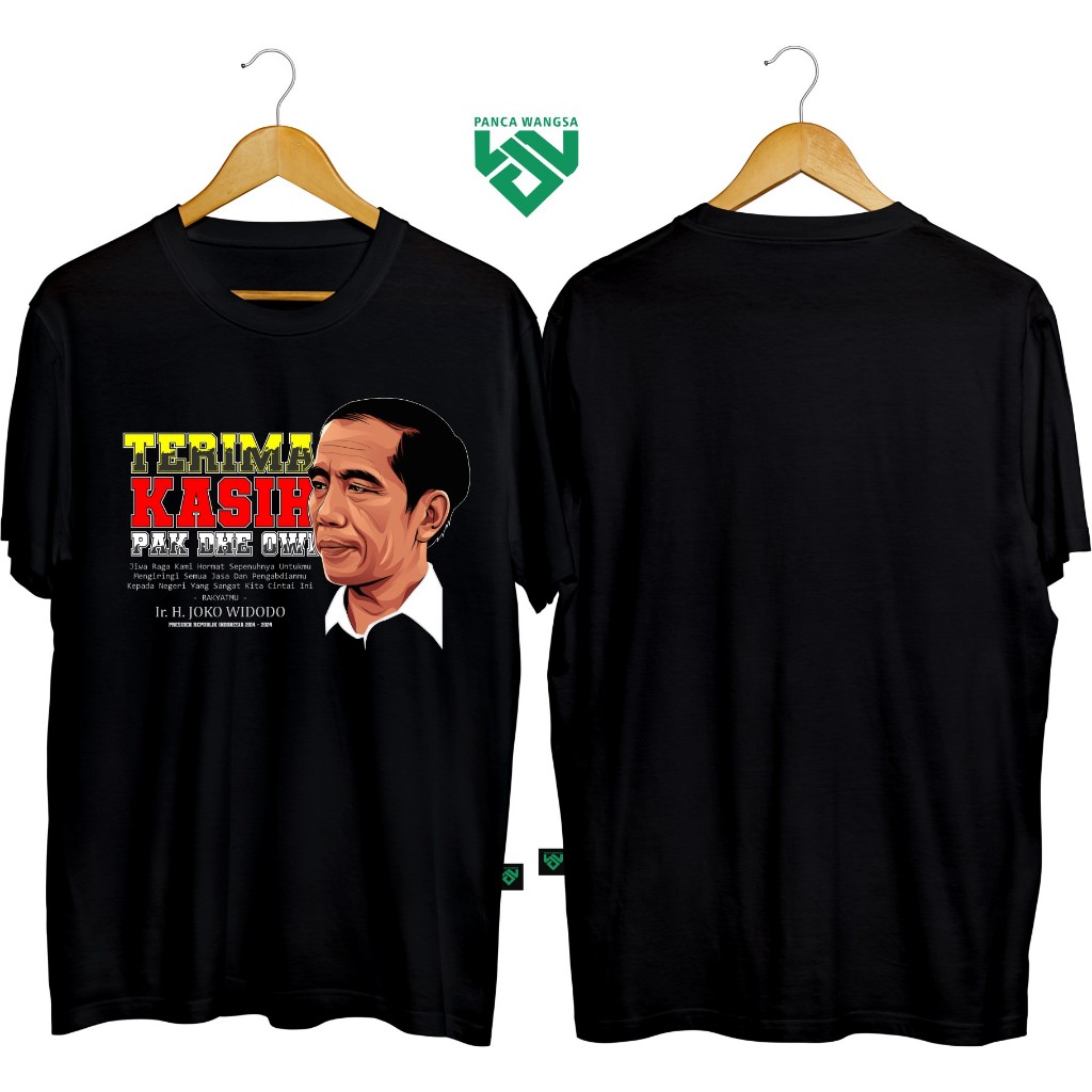 Kaos Terimakasih Jokowi / Kaos Indonesia / Kaos Nasionalisme