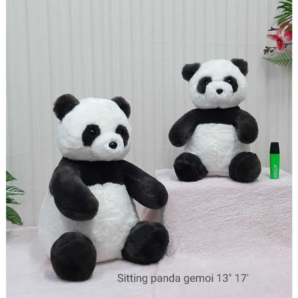 Boneka Panda Gemoy 45cm kado anak hadiah kekasih ultah