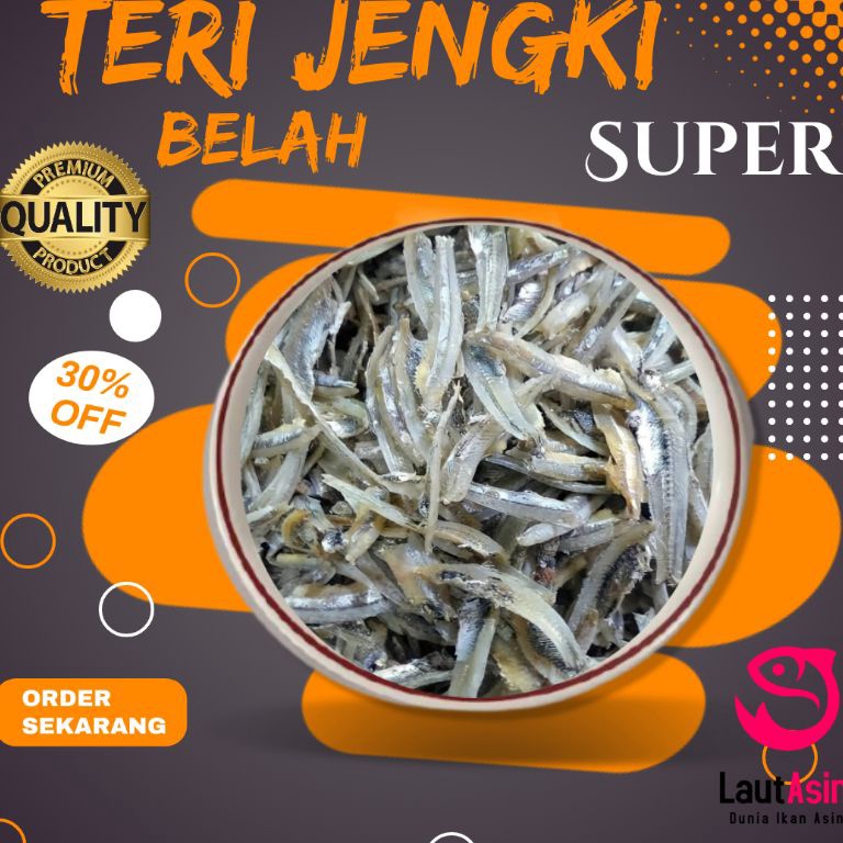 

New event Ikan Asin Teri Jengki Belah Belahan Kualitas Super