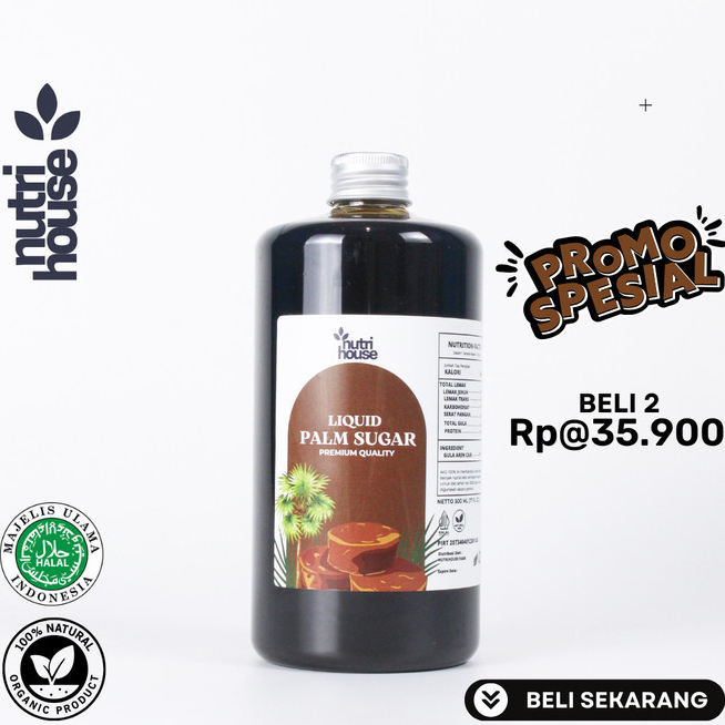 

Gula Aren Cair 500 ML Asli 100 % Premiumm NutriHouse