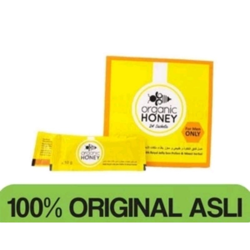 

Madu organic honey asli penambah vitalitas pria isi 24 sachet