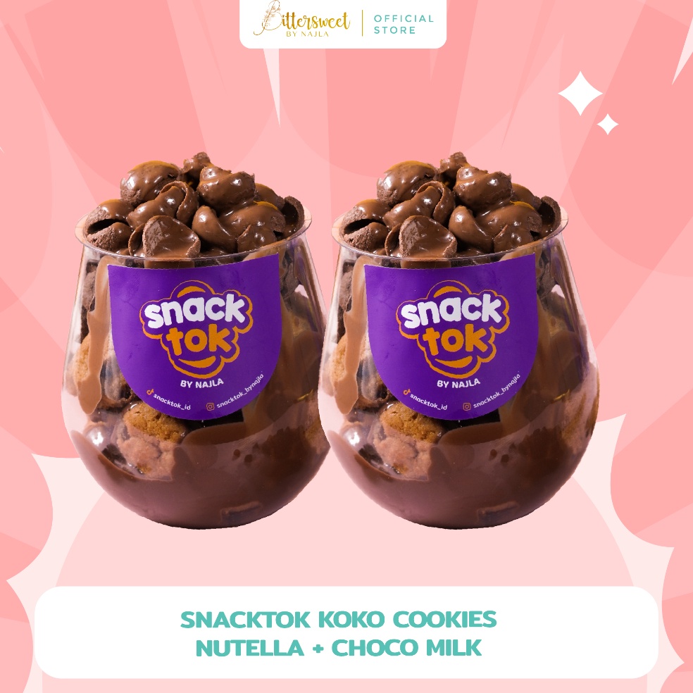 

ORIGINAL Bittersweet by Najla Bundle Snacktok Koko Cookies Nutella Choco Milk