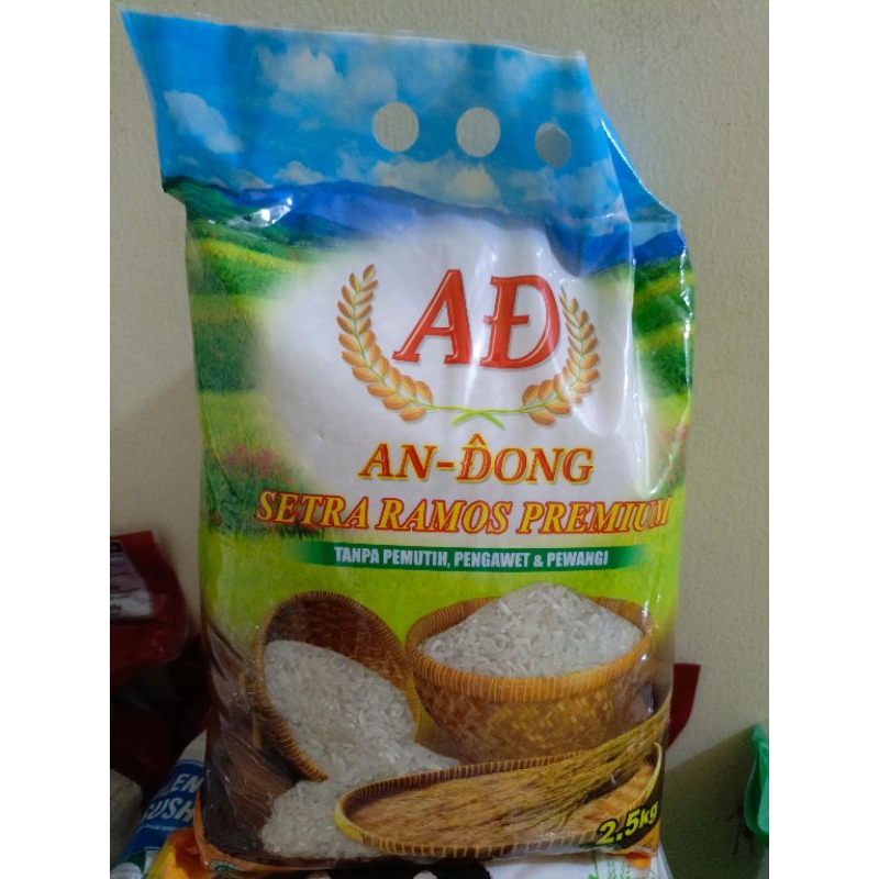 Beras setra ramos ANDONG kemasan 2.5kg
