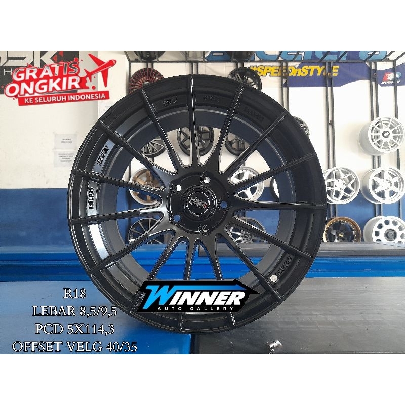 VELG RACING MOBIL HRV INNOVA REBORN CIVIC CAMRY TERIOS RUSH WULING ALMAZ - VELG HSR WHEEL TERBARU RI