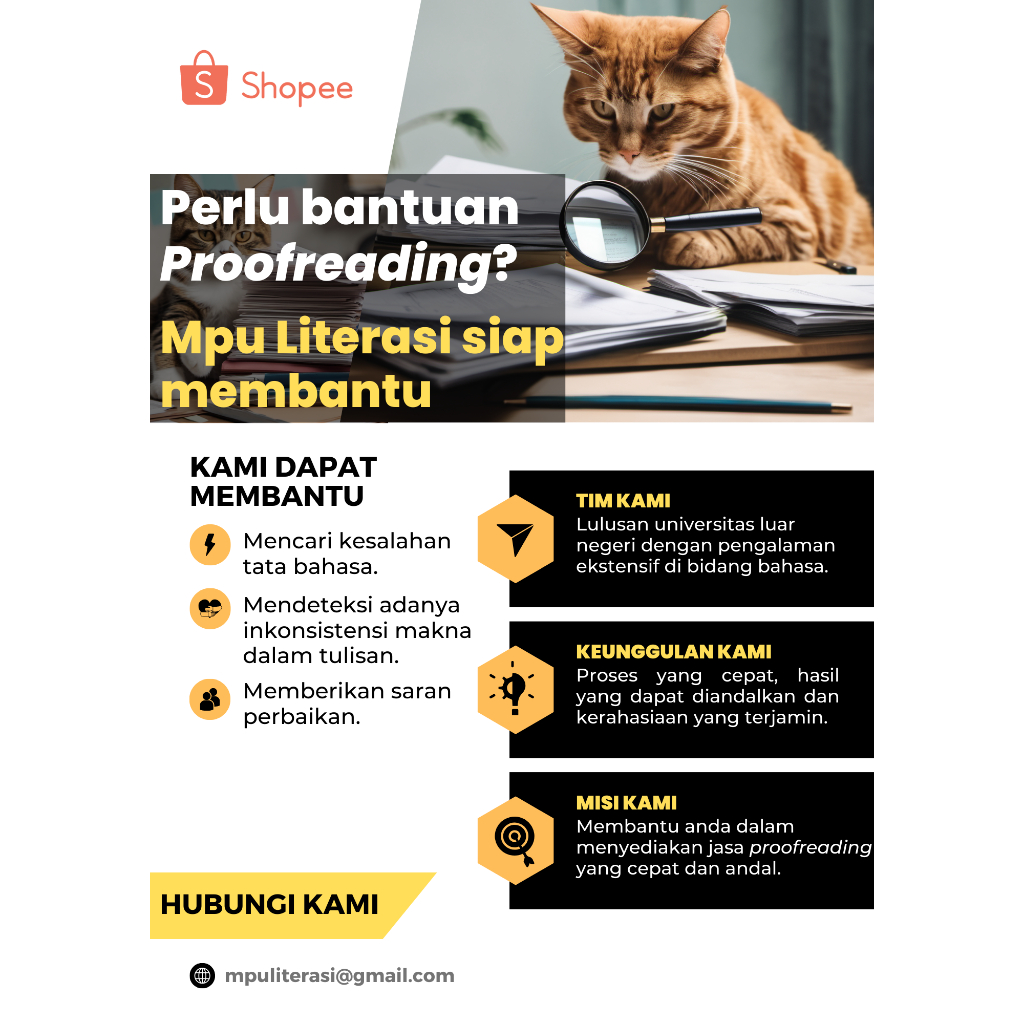 Layanan jasa pemeriksaan proofread dokumen, artikel ilmiah, esai pendaftaran beasiswa LPDP