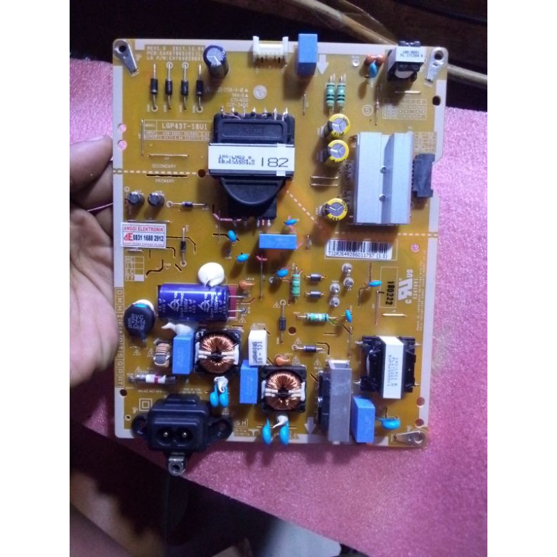 PSU POWER SUPLAI TV LED LG 43UK6500PTC - PSU REGULATOR TV LG 43UK6500PTC - 43UK6500