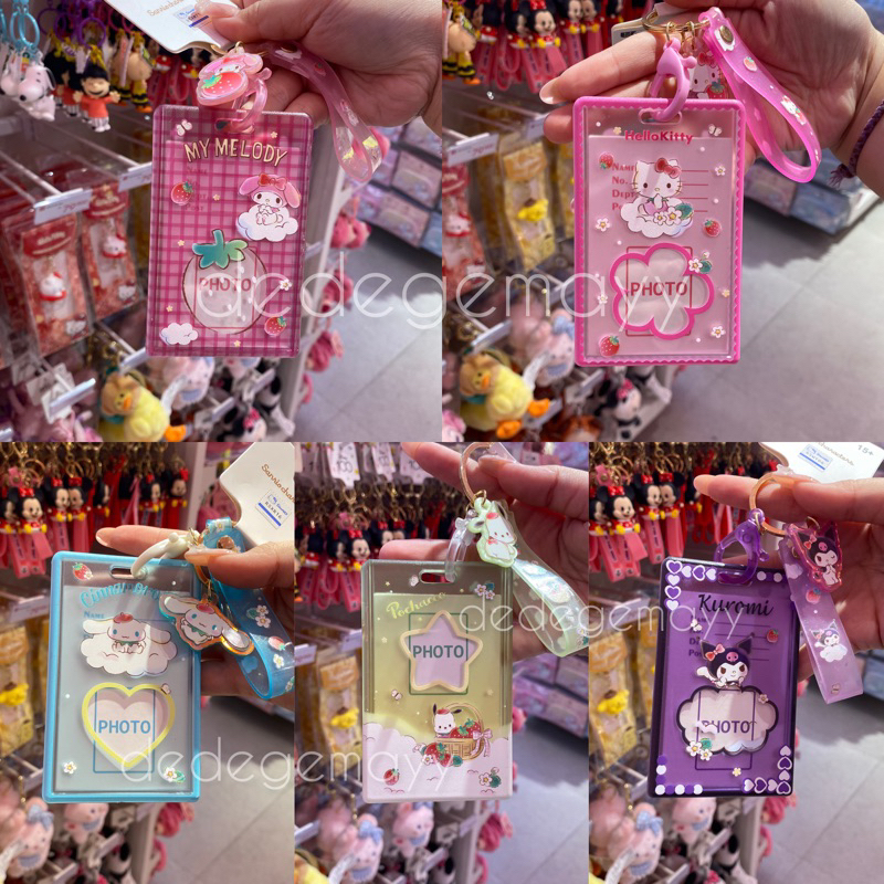 

Miniso x Sanrio - ID Card Holder / Lanyard Hardcase Sanrio Strawberry Series