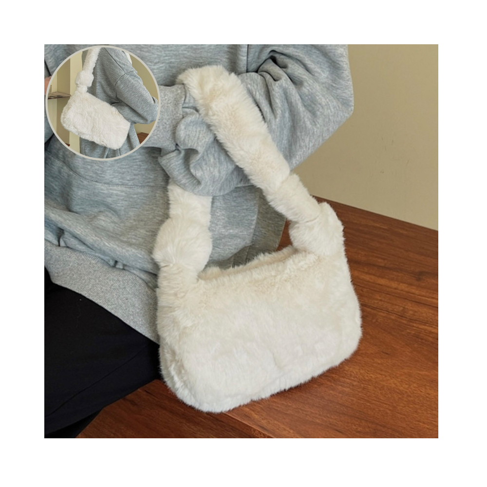 Madam's Shoulder Bag Tas Bahu Bulu Slingbag Kekinian Tas Konser Kuliah Mini Korea Lucu Wanita Peremp