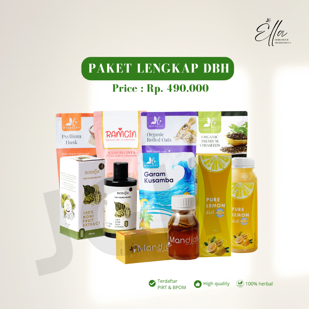 PAKET LENGKAP DBH untuk diet/ikhtiar sehat