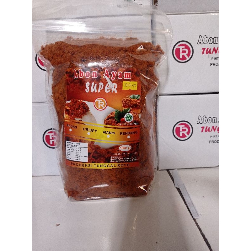 

Abon ayam tunggal roso 1kg