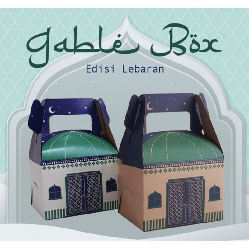 

Box hampers / Gable Box / Hampers Box Kemasan / Parcel hari raya Idul Fitri / Gable box snack lebaran anak