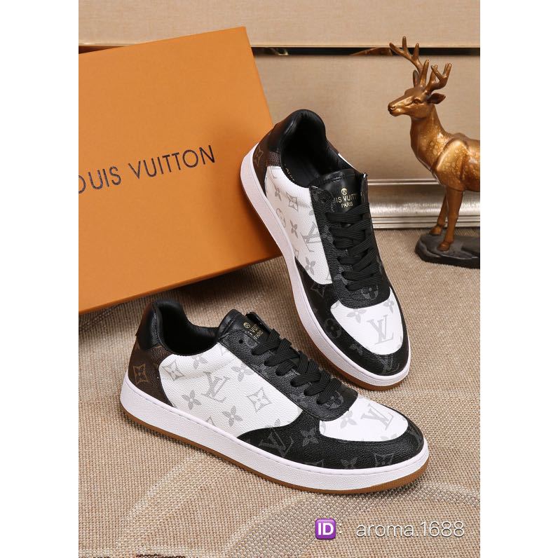 LOUIS VUITTON Website resmi Sport dan Sepatu Kasual Terkini LV RivoIi High Top Sport Shoes