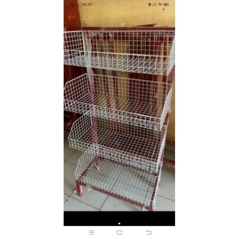 rak ciki Snack jumbo lebih besar