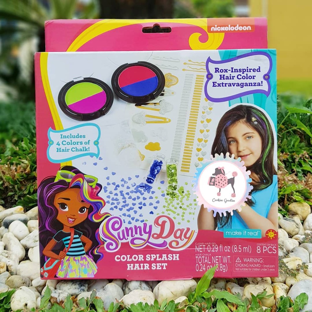 Nickelodeon Sunny Day Color Splash Hair Set