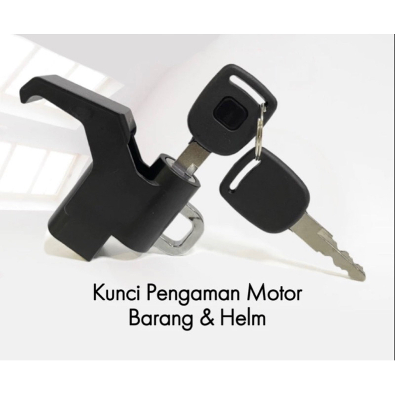 PROMO Gembok Helm Anti Maling Kunci Helm Motor Anti Kunci Pengaman Helm Motor Helm Motor Anda Dengan