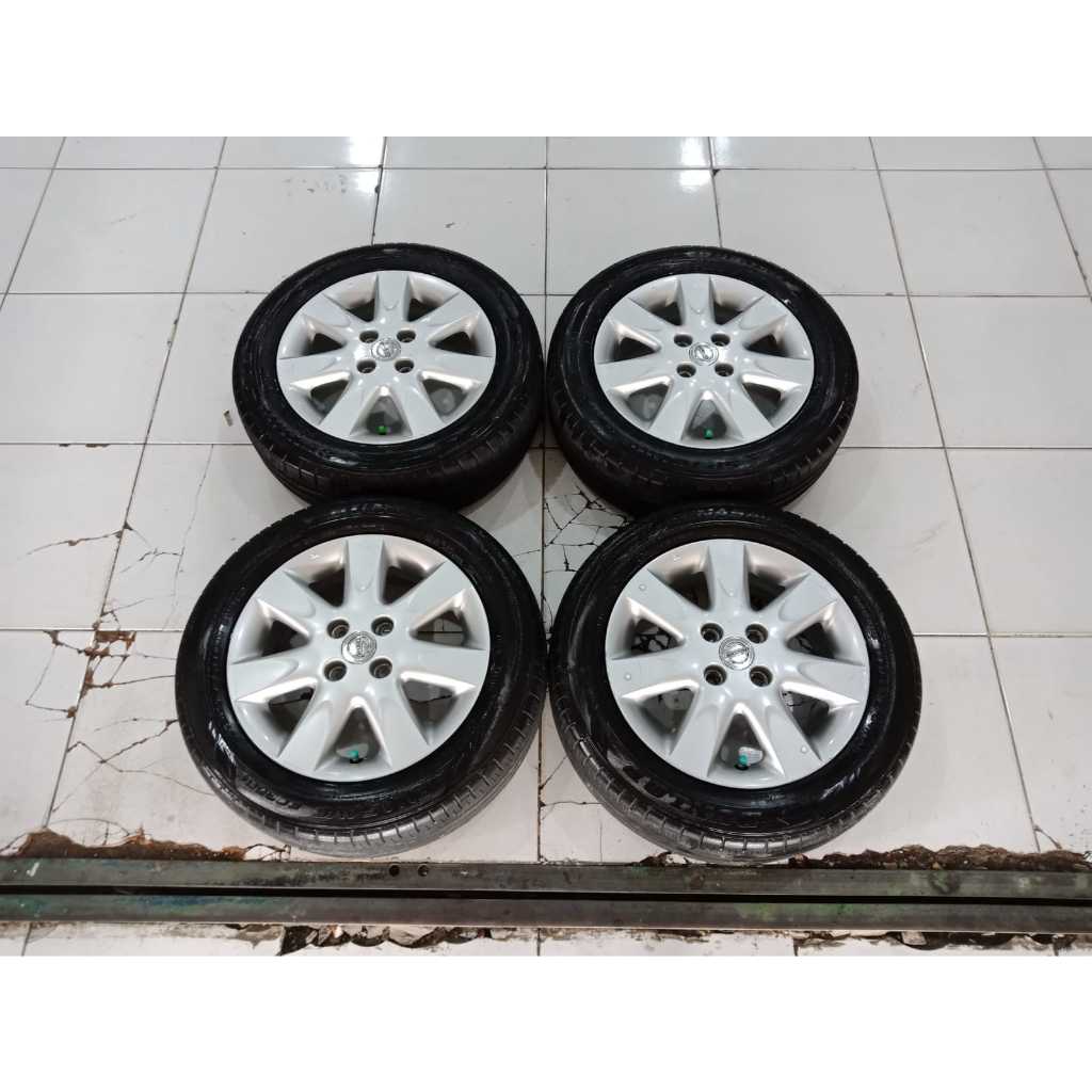 pelek mobil std nissan march ring 15 + ban pnp datsun sigra calya
