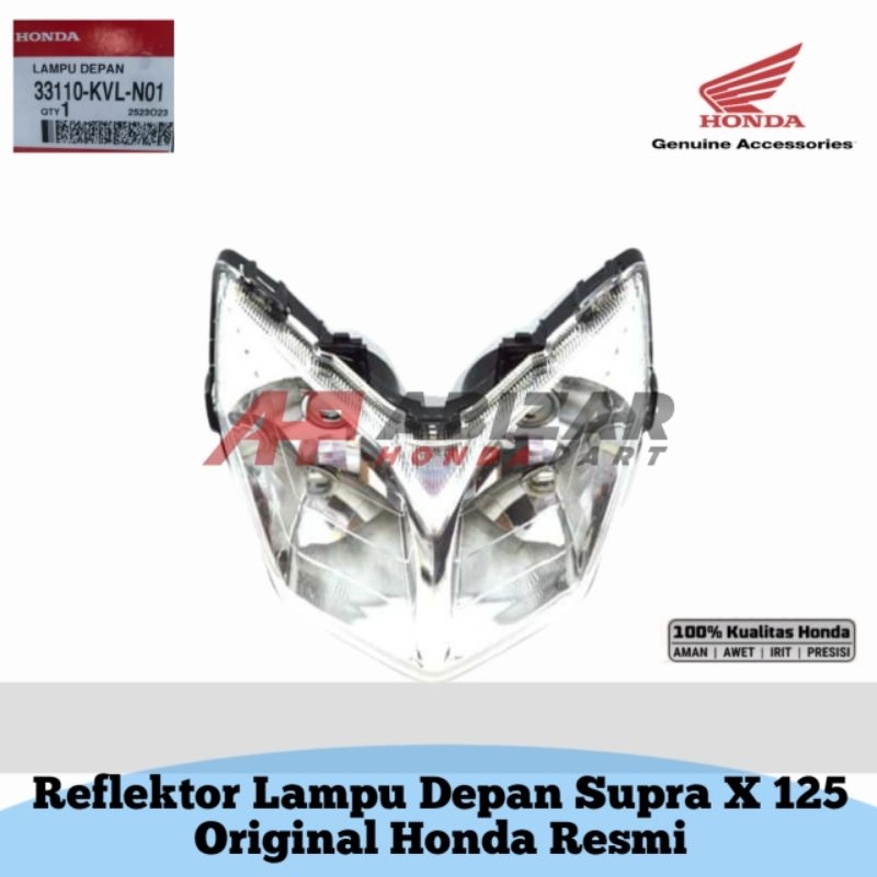 33110-KVL-N01 Reflektor Lampu Depan Supra X 125 RESMI