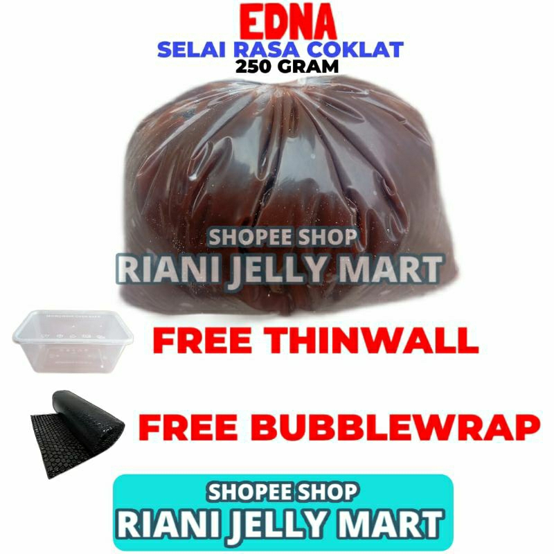 

Selai Rasa Coklat Premium Edna 250 Gram Repack